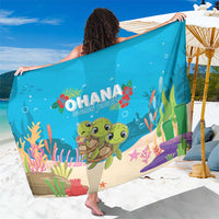 Ohana Hawaii Sarong Kawaii Family Turtle