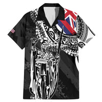 Hawaii King Flag Family Matching Mermaid Dress and Hawaiian Shirt Hawaiian Maile Lei - Polynesian Pride