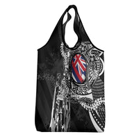 Hawaii King Flag Grocery Bag Hawaiian Maile Lei - Polynesian Pride