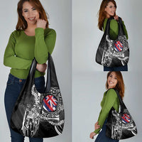Hawaii King Flag Grocery Bag Hawaiian Maile Lei - Polynesian Pride