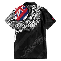 Hawaii King Flag Hawaiian Shirt Hawaiian Maile Lei - Polynesian Pride