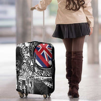 Hawaii King Flag Luggage Cover Hawaiian Maile Lei - Polynesian Pride