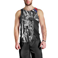 Hawaii King Flag Men Tank Top Hawaiian Maile Lei - Polynesian Pride