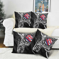 Hawaii King Flag Pillow Cover Hawaiian Maile Lei - Polynesian Pride