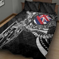 Hawaii King Flag Quilt Bed Set Hawaiian Maile Lei - Polynesian Pride