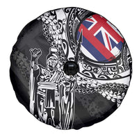 Hawaii King Flag Spare Tire Cover Hawaiian Maile Lei - Polynesian Pride