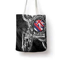 Hawaii King Flag Tote Bag Hawaiian Maile Lei - Polynesian Pride