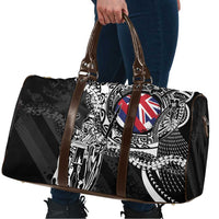 Hawaii King Flag Travel Bag Hawaiian Maile Lei - Polynesian Pride