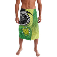 Custom New Zealand Cook Islands Lavalava Maori Tiki With Circle Stars Turtle - Polynesian Pride