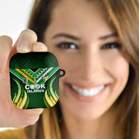 Cook Islands Rugby AirPods Case Unique Style Green Version - Polynesian Pride