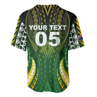 Custom Cook Islands Rugby Baseball Jersey Unique Style Green Version - Polynesian Pride