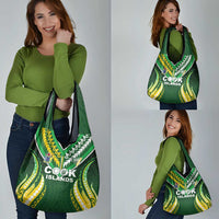 Cook Islands Rugby Grocery Bag Unique Style Green Version - Polynesian Pride