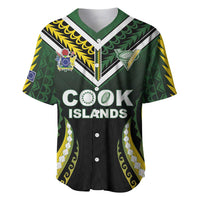 Custom Cook Islands Rugby Baseball Jersey Unique Style Black Version LT05 Black - Polynesian Pride