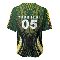 Custom Cook Islands Rugby Baseball Jersey Unique Style Black Version LT05 - Polynesian Pride