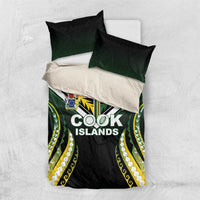 Cook Islands Rugby Bedding Set Unique Style Black Version - Polynesian Pride