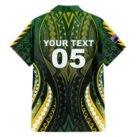 Custom Cook Islands Rugby Family Matching Long Sleeve Bodycon Dress and Hawaiian Shirt Unique Style Black Version - Polynesian Pride