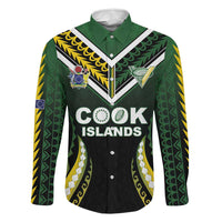 Custom Cook Islands Rugby Family Matching Puletasi and Hawaiian Shirt Unique Style Black Version - Polynesian Pride