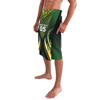 Custom Cook Islands Rugby Lavalava Unique Style Black Version - Polynesian Pride