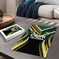 Cook Islands Rugby Puzzle Unique Style Black Version - Polynesian Pride