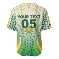 Custom Cook Islands Rugby Baseball Jersey Unique Style White Version - Polynesian Pride