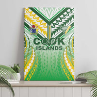 Cook Islands Rugby Canvas Wall Art Unique Style White Version - Polynesian Pride