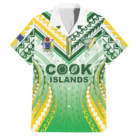 Custom Cook Islands Rugby Hawaiian Shirt Unique Style White Version LT05 White - Polynesian Pride