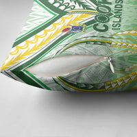 Cook Islands Rugby Pillow Cover Unique Style White Version - Polynesian Pride