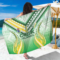 Cook Islands Rugby Sarong Unique Style White Version - Polynesian Pride