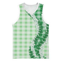 Green Hawaii Palaka Basketball Jersey Hawaiian Honohono Lei LT05 Unisex Green - Polynesian Pride