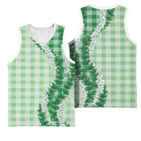 Green Hawaii Palaka Basketball Jersey Hawaiian Honohono Lei LT05 - Polynesian Pride