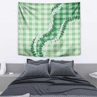 Green Hawaii Palaka Tapestry Hawaiian Honohono Lei LT05 - Polynesian Pride