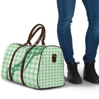 Green Hawaii Palaka Travel Bag Hawaiian Honohono Lei LT05 - Polynesian Pride
