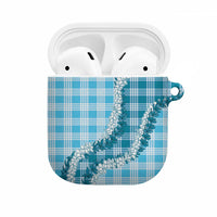 Blue Hawaii Palaka AirPods Case Hawaiian Honohono Lei