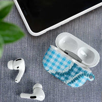 Blue Hawaii Palaka AirPods Case Hawaiian Honohono Lei