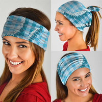 Blue Hawaii Palaka Neck Gaiter Hawaiian Honohono Lei