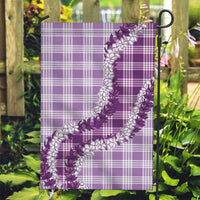 Violet Hawaii Palaka Garden Flag Hawaiian Honohono Lei LT05 Garden Flag Violet - Polynesian Pride