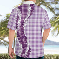 Violet Hawaii Palaka Hawaiian Shirt Hawaiian Honohono Lei