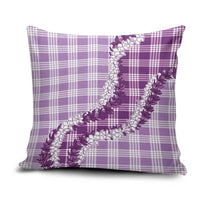 Violet Hawaii Palaka Pillow Cover Hawaiian Honohono Lei