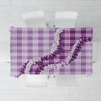 Violet Hawaii Palaka Tablecloth Hawaiian Honohono Lei