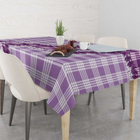 Violet Hawaii Palaka Tablecloth Hawaiian Honohono Lei