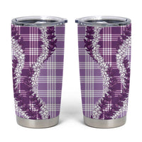 Violet Hawaii Palaka Tumbler Cup Hawaiian Honohono Lei