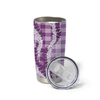 Violet Hawaii Palaka Tumbler Cup Hawaiian Honohono Lei