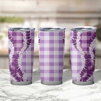 Violet Hawaii Palaka Tumbler Cup Hawaiian Honohono Lei