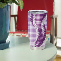 Violet Hawaii Palaka Tumbler Cup Hawaiian Honohono Lei