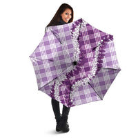 Violet Hawaii Palaka Umbrella Hawaiian Honohono Lei