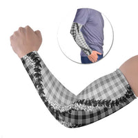 Gray Hawaii Palaka Arm Sleeves Hawaiian Honohono Lei LT05 Set of 2 Gray - Polynesian Pride