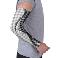 Gray Hawaii Palaka Arm Sleeves Hawaiian Honohono Lei LT05 - Polynesian Pride
