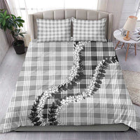 Gray Hawaii Palaka Bedding Set Hawaiian Honohono Lei LT05 - Polynesian Pride