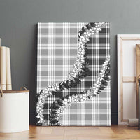 Gray Hawaii Palaka Canvas Wall Art Hawaiian Honohono Lei