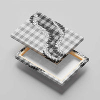 Gray Hawaii Palaka Canvas Wall Art Hawaiian Honohono Lei